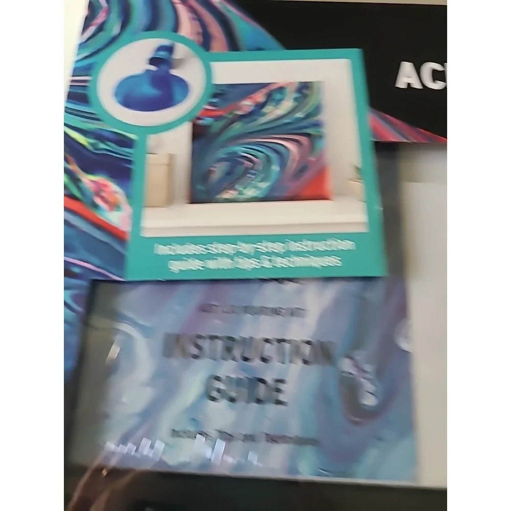 Brea Reese Acrylic Pouring Project Kit 34 Pieces Complete NEW